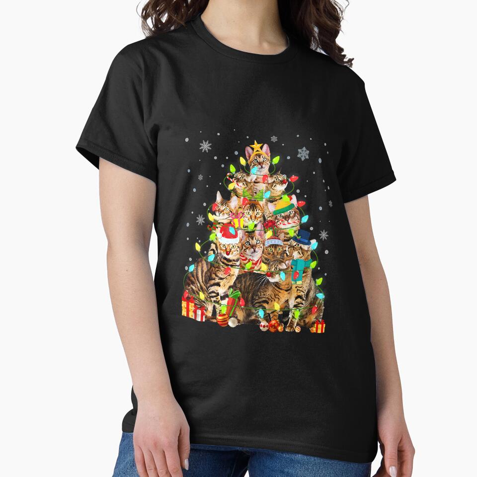 Cat Lover Funny Toyger Tree Christmas by gonzales6422
