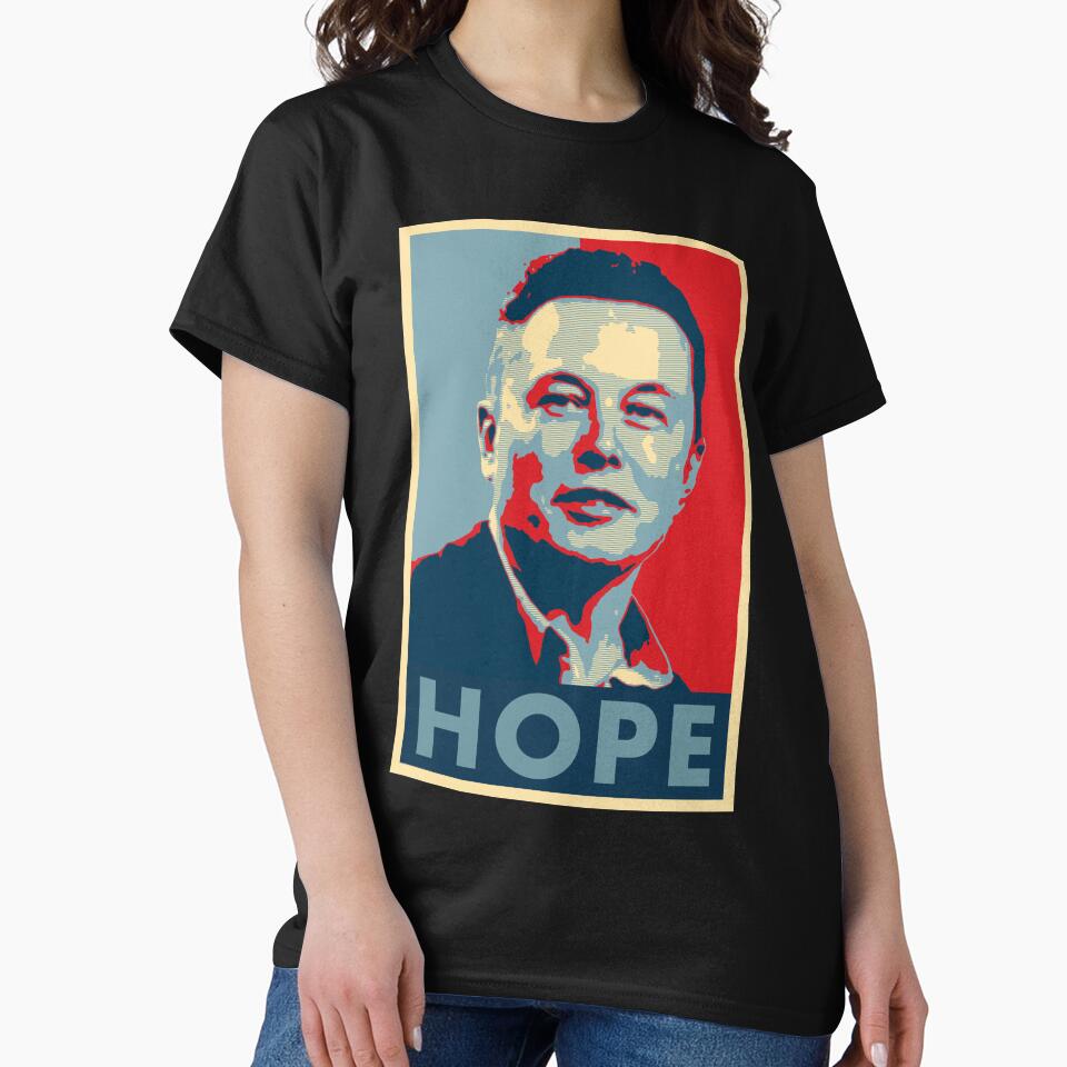 Elon Musk Hope by lurchmerch