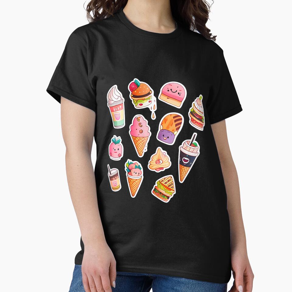 #2 Cute happy food sticker pack by KawaiiFoodArt