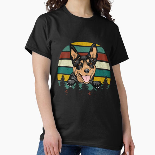 Australian Kelpie Dog Retro Vintage by JonathanBoff