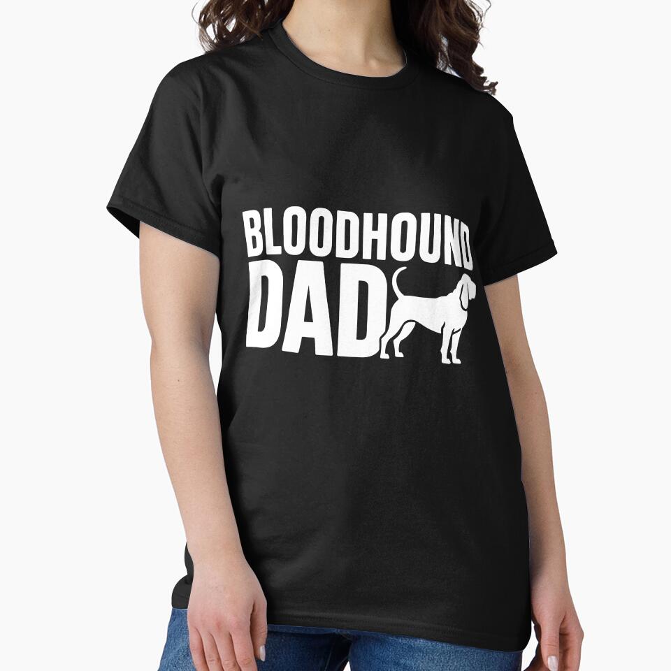 Bloodhound Dad by theartfulaspie