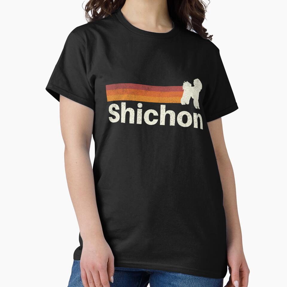 Shichon Dog Vintage Retro Pet Lover by rafaeltto