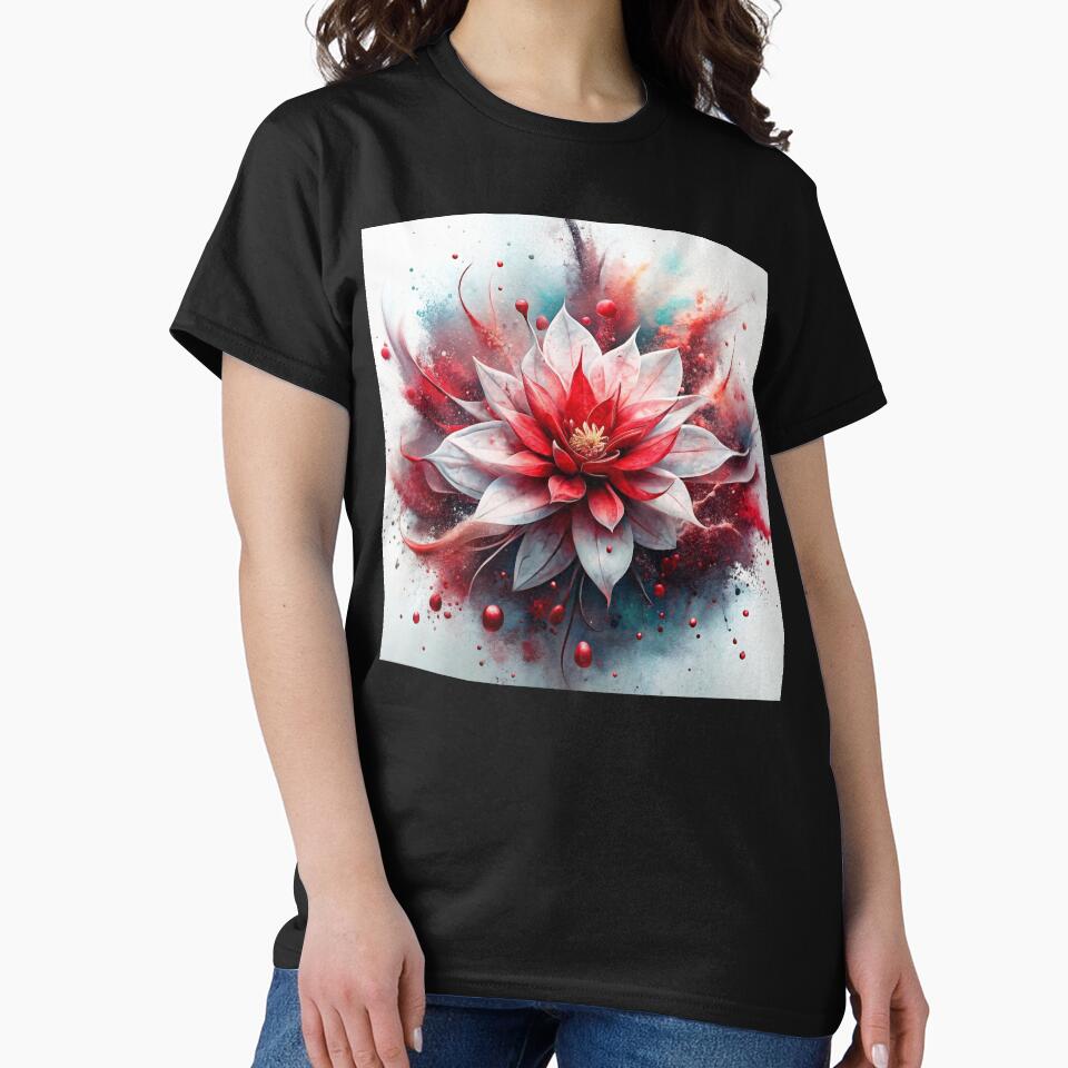 red and white lotus flower by jkrphoto