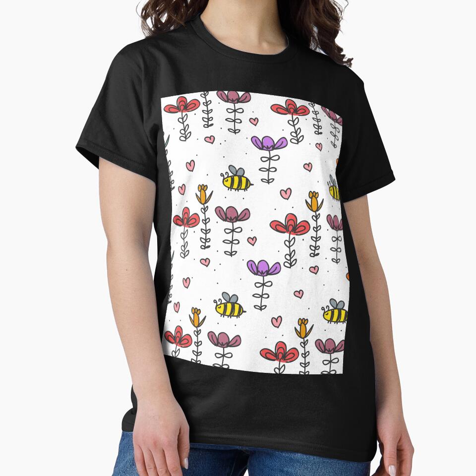 bee flower by zaher97