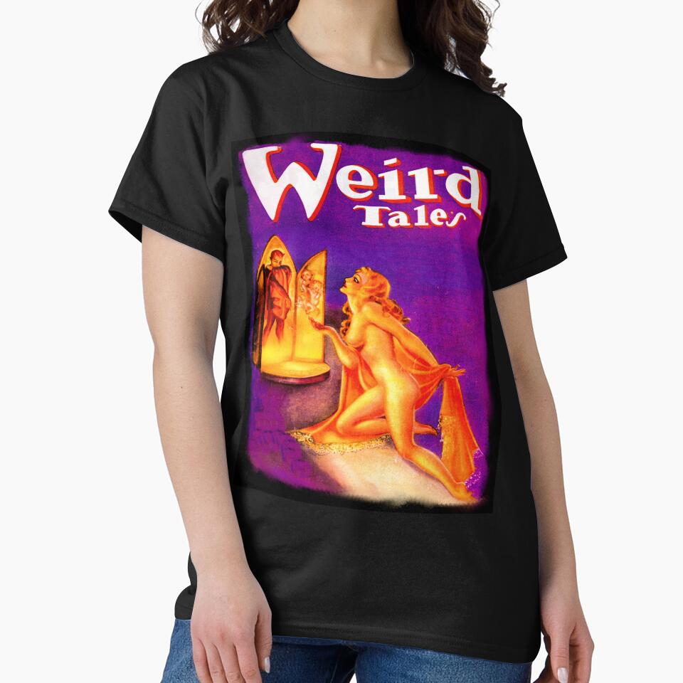Vintage magazine cover, Weird  Tales by stevepaint