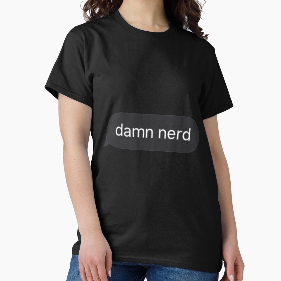 Damn nerd text by Michii2310