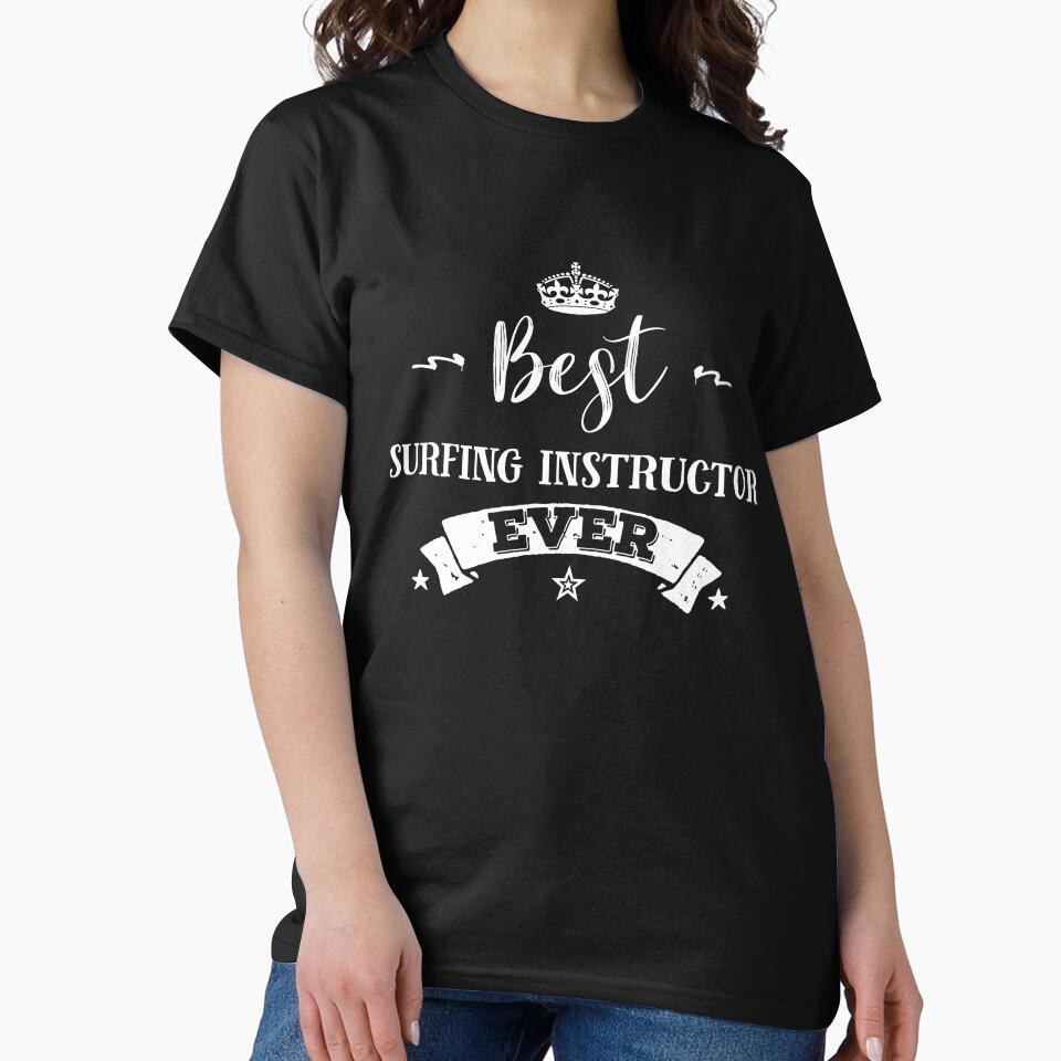 Best Surfing Instructor Cool Gift by AYOUCHKA
