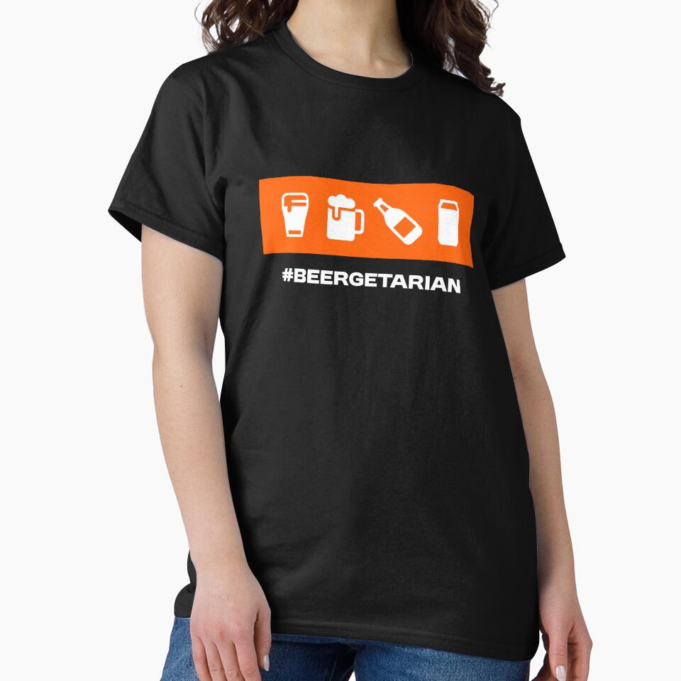 Beergetarian - Funny Quote for Beer Lovers by Bleak Shirt