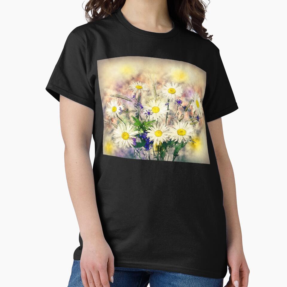 Bouquet of daisies Abstract color by artdragongift 15