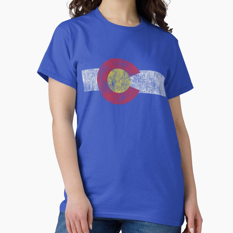 vintage colorado flag by inkzella