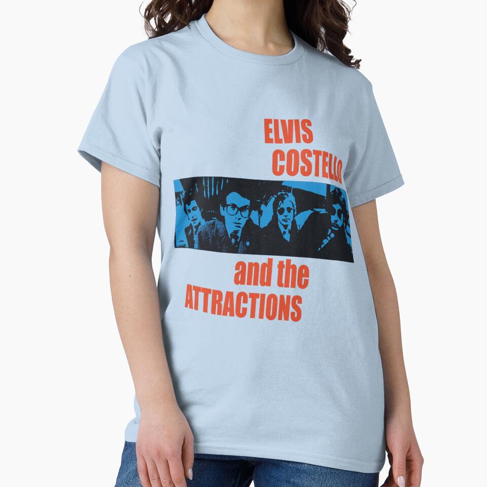 Retro Vintage Elvis Costello The Attractions Awesome For Music Fan by MorganPillory