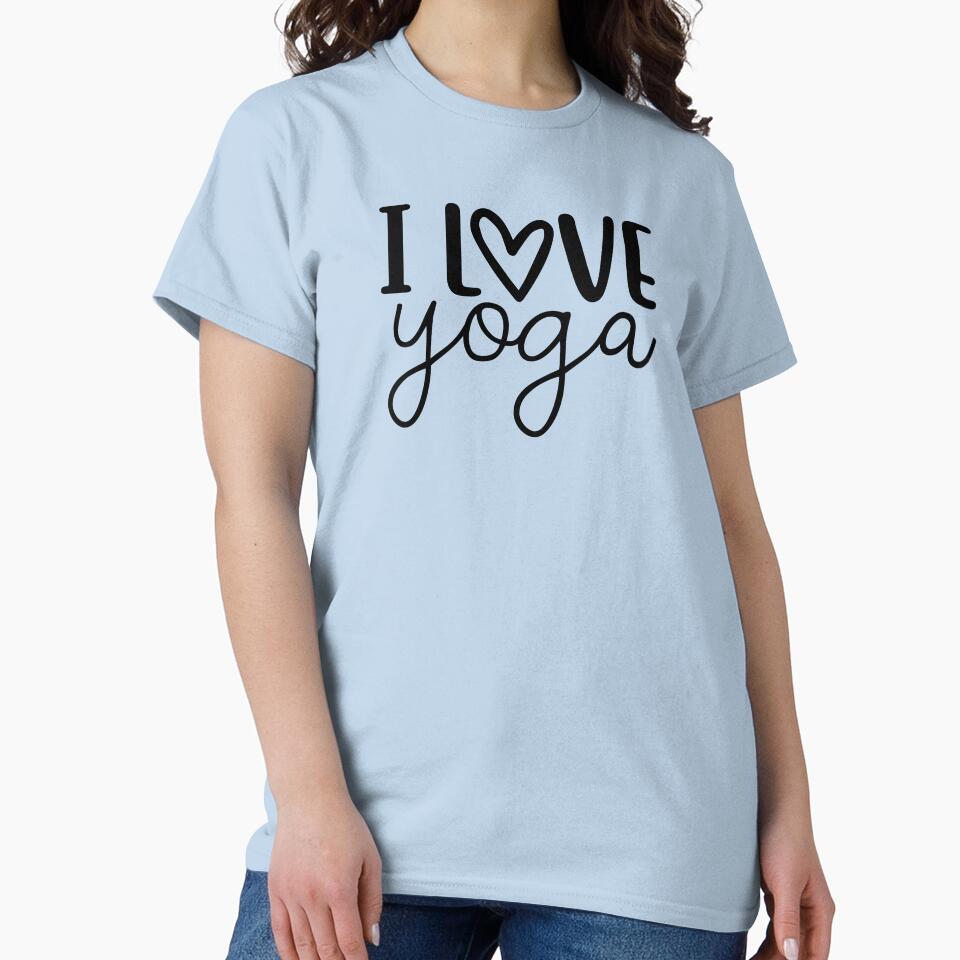 Yoga Quote I Love Yoga Motivational Saying by SoccaTamam