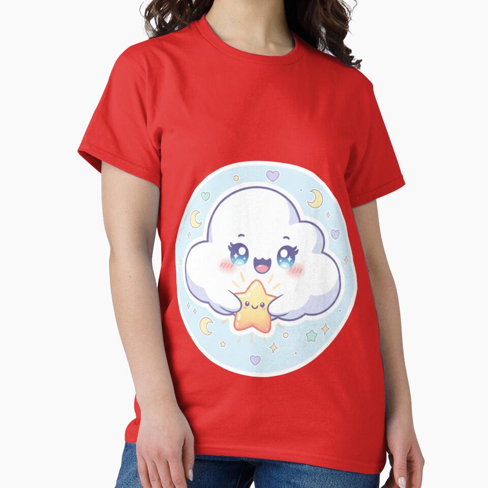 Kawaii collection: cute cloud with shining star?☁️ by Bittor18