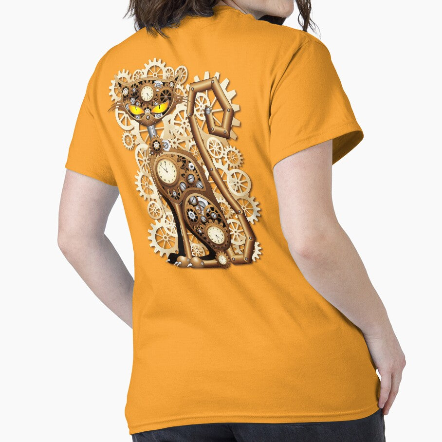 Cat Steampunk Vintage Retro Style Machine by BluedarkArt