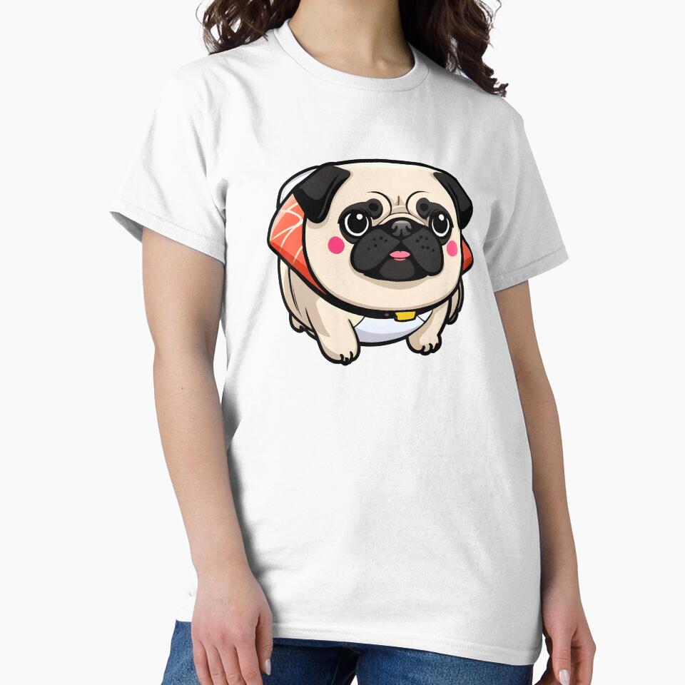 Cute Sushi Pug by PowesomePets