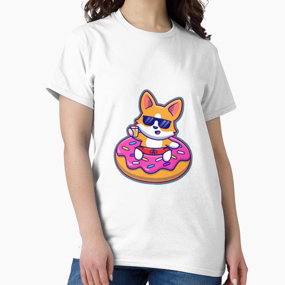 kawaii dog with sunglass by comicc