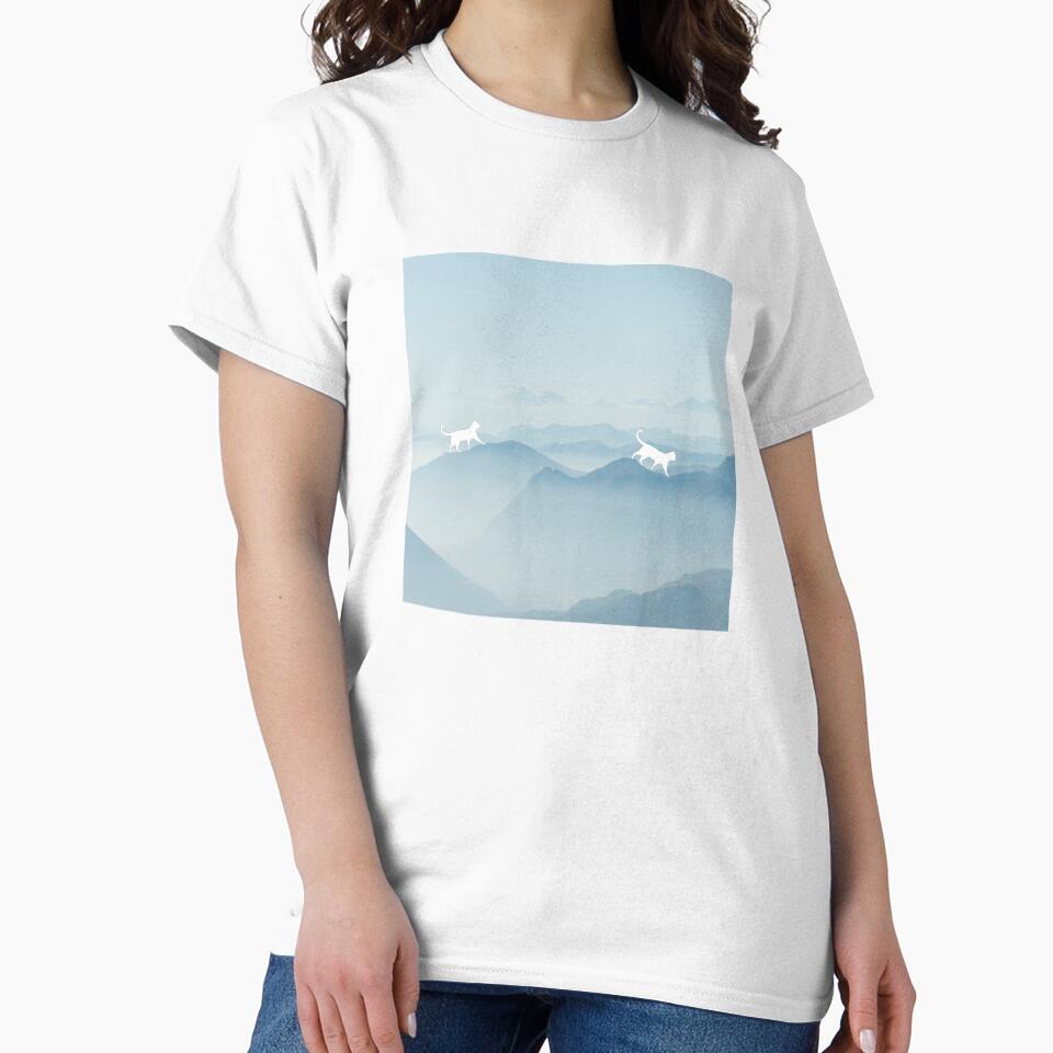 Cats walking on mountains by semioddfinds