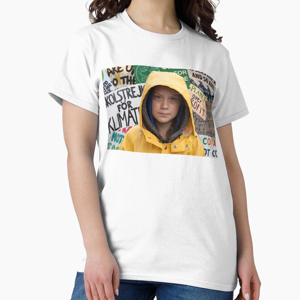greta thunberg protest signs (climate change strike) by emcazalet