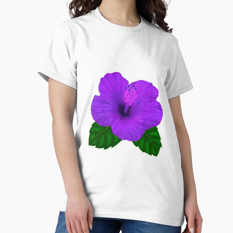 Purple Hibiscus flower by PMDesigns222