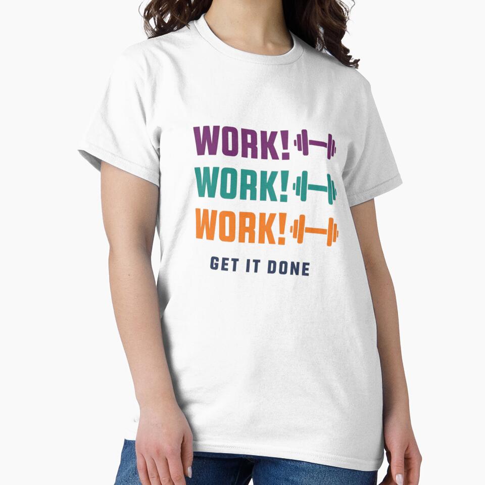 Work Motivation Typography – Get It Done Gym & Hustle Design by IvannaMoroz