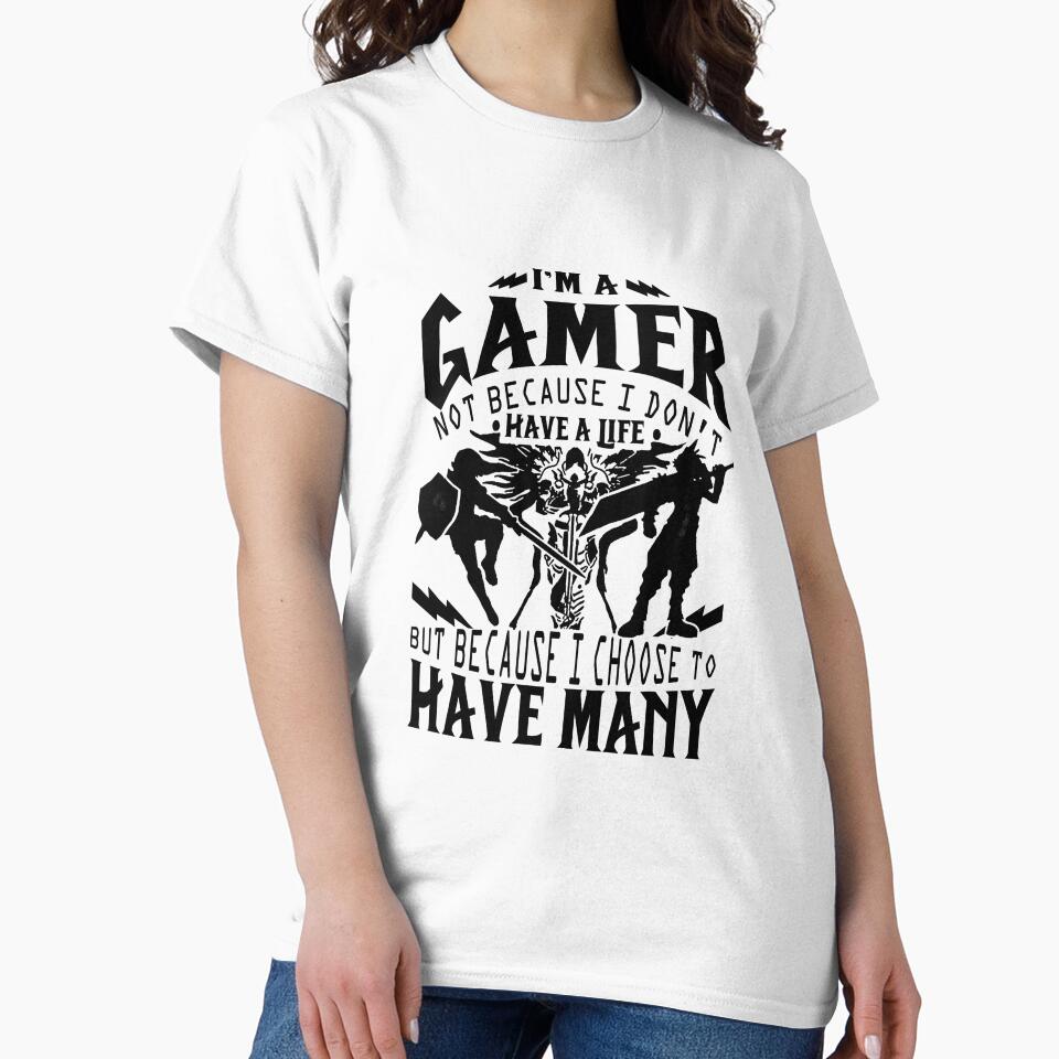 I'm a gamer not because I don't have a life - Awesome gamer Gift by Teenation9