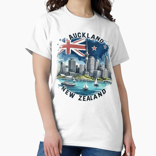 Auckland New Zealand Travel Art by clarkfraser