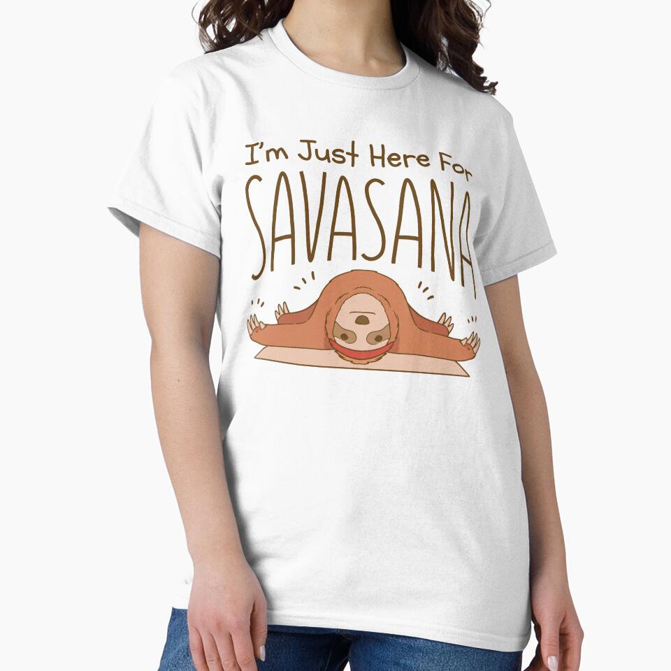 Yoga Sloth Just Here For Savasana by XCIV