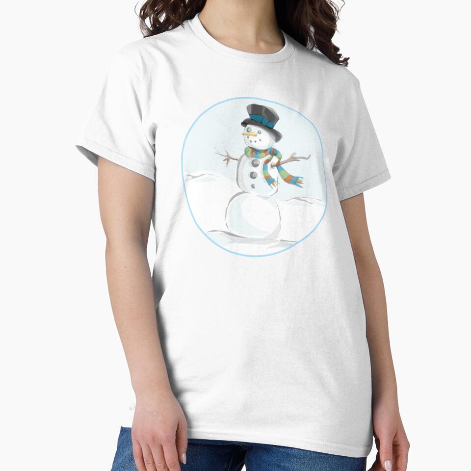 Minimalist Snowman by elledeegee