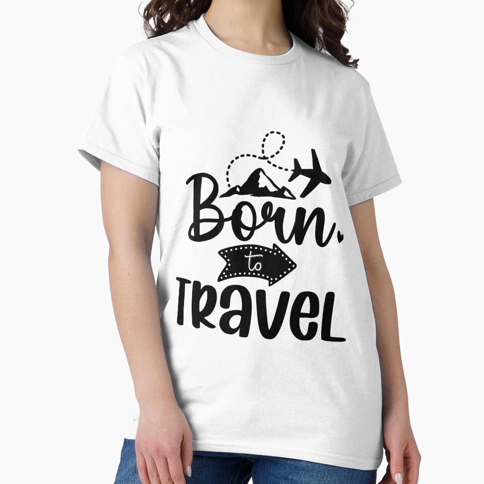 Born to Travel – Adventure & Wanderlust Quote Design by BeforeYuGo