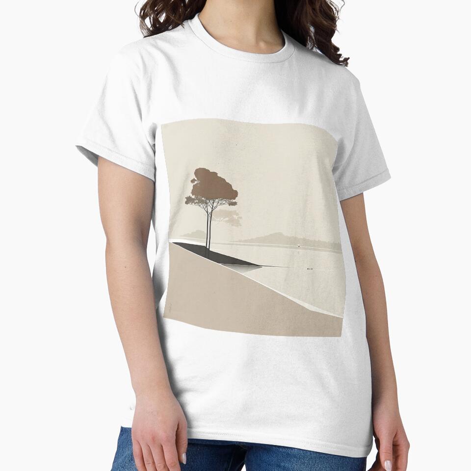 Minimalist landscape digital abstract art design by Feluceo