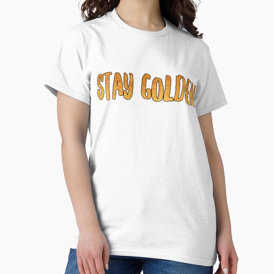 Stay Golden / Motivation Quote Mantra by StrangeStreet