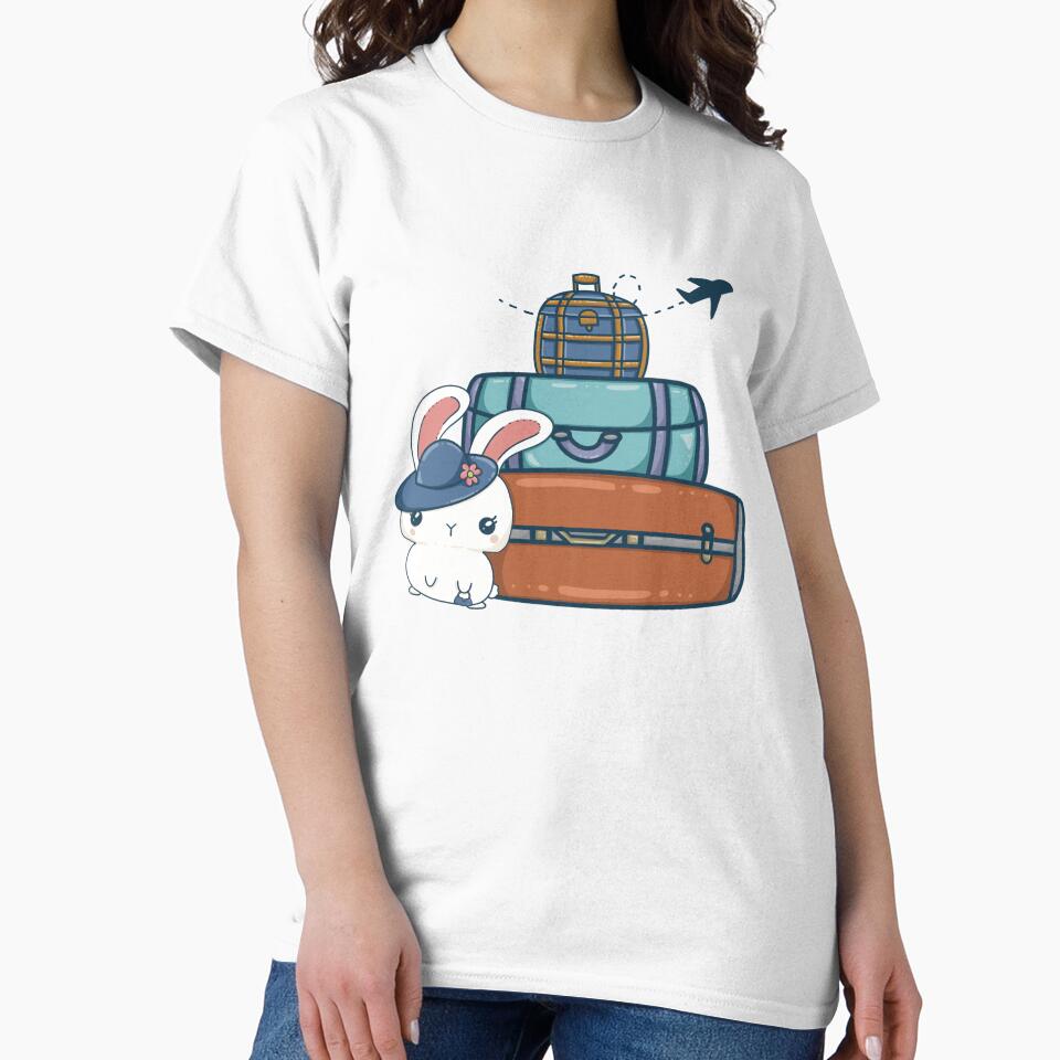 Travel With Me Kawaii Bunny by LunaMarie80