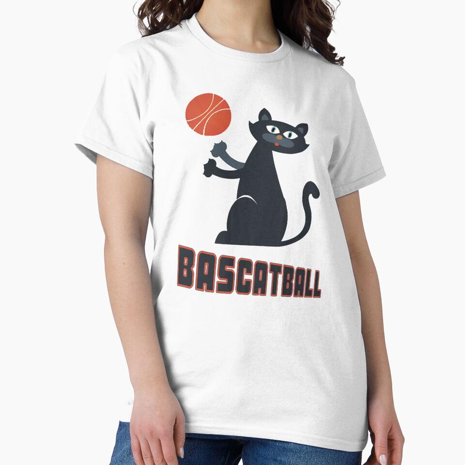 Funny Cat Baketball (BasCATball) by realmatdesign