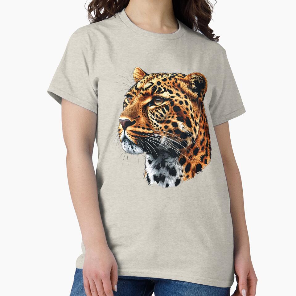Portrait of a magnificent leopard! (Digital illustration) by Alan-David
