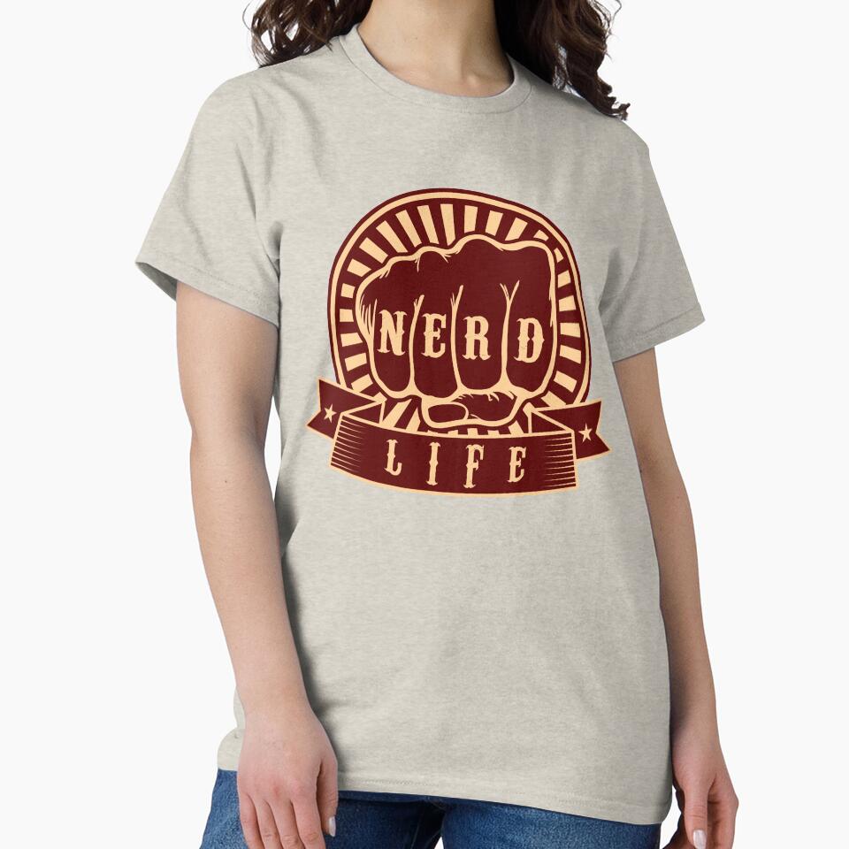 Nerd Life - Fist Punch Vintage by aladdindesigns