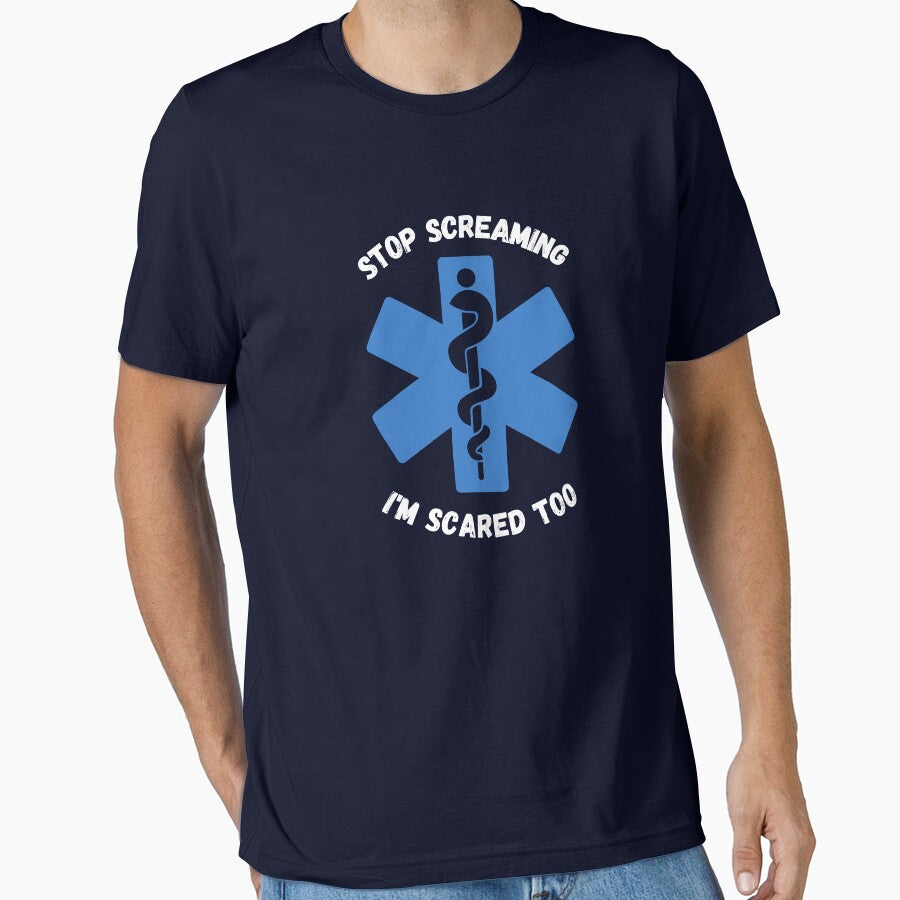 Stop Screaming I'm Scared Too! Medical Quote by med-artist