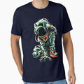 green astronaut by buzwin