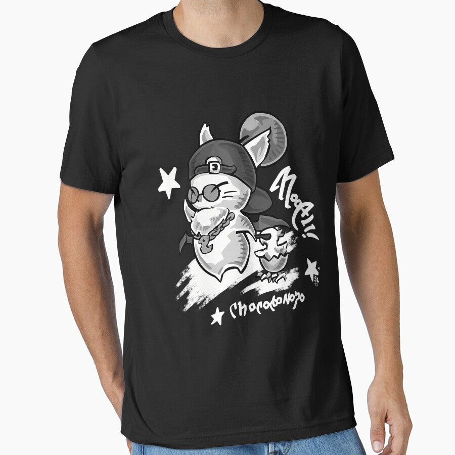 Street Attire - Moogle  Chocobo Chick - Based On The In Game Item For Final Fantasy 14 Online In Graffiti Style by epemasimjon1