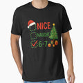 Nice Naughty 67 List 6-7 Meme Funny Christmas Humor Six Seven by Kladhadredo
