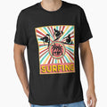 Retro Vintage 70s Style Surfing T Shirt by thuthuatna