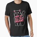 First of All I'm a Delight Roaring Black cat by AsteriskDatBArt