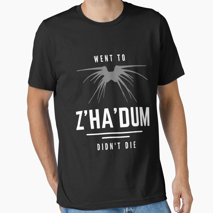 Went To Z'Ha'Dum - Didn'T Die - Shadow Ship - Black - Sci-Fi by JustinMcCan
