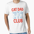 Cat Dad Club Shirt – Cute Minimalist Cat Lover Design for Men Who Love Cats – Life Is Better With Cats by tigger shop