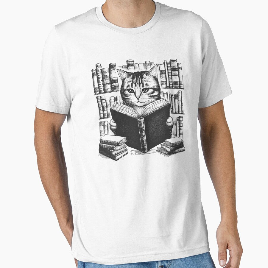 Cat Reading Book 2 by Kimberley King Art  King Art