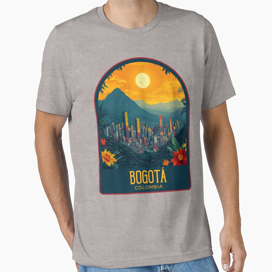 Bogotá Vintage Travel Illustration by HomeLivingCo