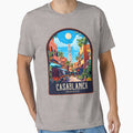 Casablanca Vintage Travel Illustration by HomeLivingCo