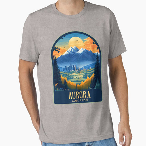 Aurora Vintage Travel Illustration by HomeLivingCo