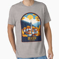 Brașov Vintage Travel Illustration by HomeLivingCo