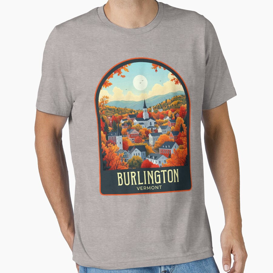 Burlington Vintage Travel Illustration by HomeLivingCo