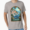 Alonnisos Vintage Travel Illustration by HomeLivingCo
